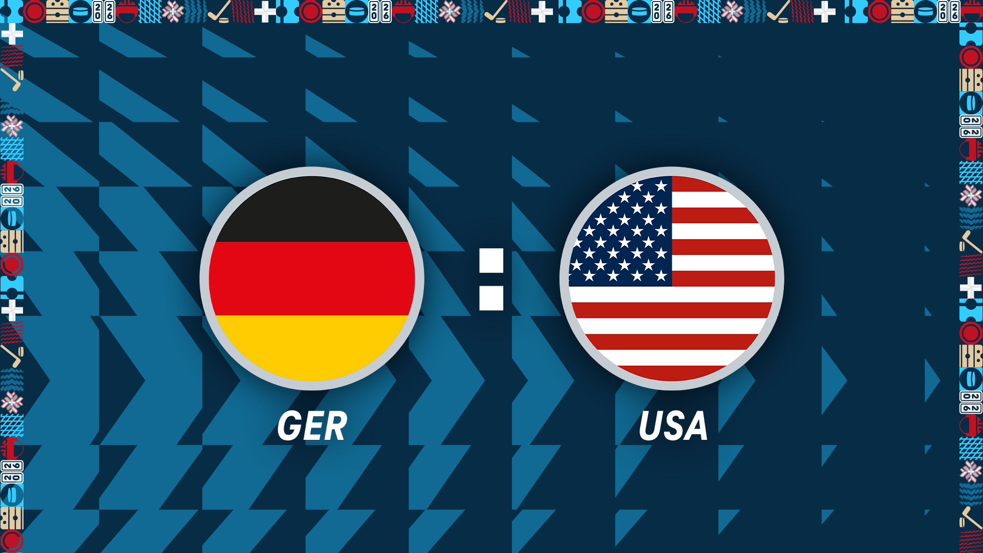 Werbegrafik mit den Flaggen der jeweiligen Nationen